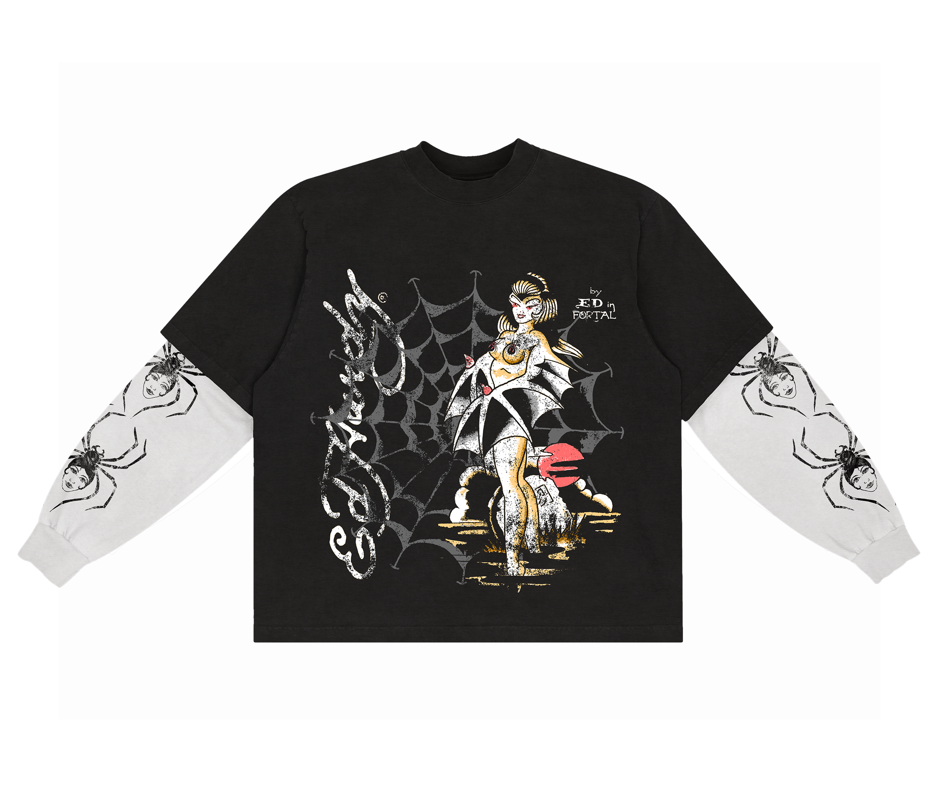 Ed Hardy x Matuê "Tarantula" Manga Longa Masculino