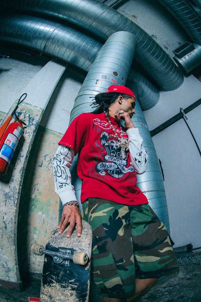 Ed Hardy x Matuê "Death Before Dishonor" Manga Longa