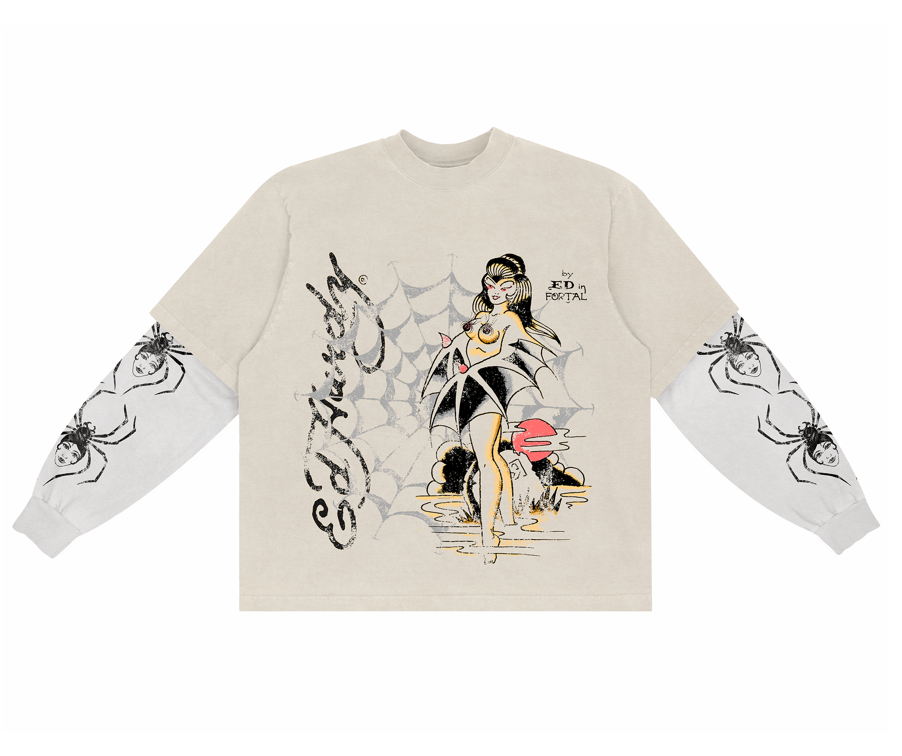 Ed Hardy x Matuê "Tarantula" Manga Longa Masculino